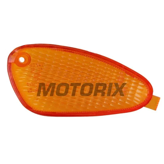 Sklíčko blinkru -VICMA- přední pravý, Gilera Runner/Runner SP 50/125/180 DD/DT/FX/VX/FXR 2T/4T 1997-2003
