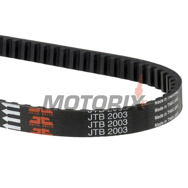 Řemen -JT- JTB2003, 785x18.4mm, Aprilia Habana 50 1999-2002, Mojito 50 1999-2002, Scarabeo 50 2001-2007, Suzuki AY 50 1999-2004, TR 50 1997-2000, UF 50 2000-2002, UX 50 1999-2000