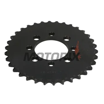 Zadní rozeta -JT- JTR802,34, 34 zubů, ocelový, Kawasaki KC 100 1980, KE 100 1979, 1992-1999, 2001, KH 100 1978, KM 100 1976-1978, Suzuki A 100 1977-1980, A 80 1974-1976, DS 80 1978-1979, 1982-2000, FL 125 2007-2010, GP 100 1978