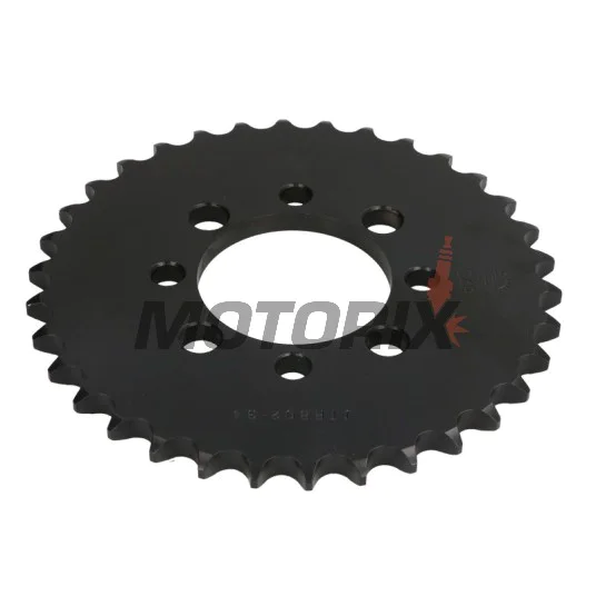Zadní rozeta -JT- JTR802,34, 34 zubů, ocelový, Kawasaki KC 100 1980, KE 100 1979, 1992-1999, 2001, KH 100 1978, KM 100 1976-1978, Suzuki A 100 1977-1980, A 80 1974-1976, DS 80 1978-1979, 1982-2000, FL 125 2007-2010, GP 100 1978