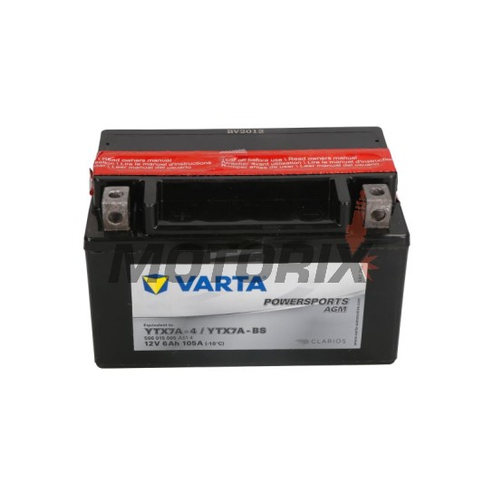 Akumulátor -VARTA- YTX7A-BS, 6Ah 12V