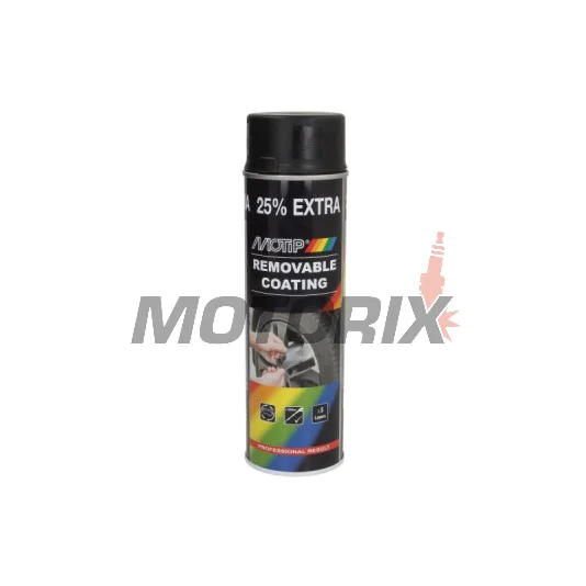 Odstranitelná barva -MOTIP- černá, matná, 500ml