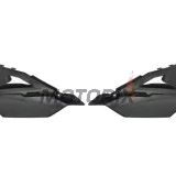 Zadní boční plasty -POLISPORT- černé, KAWASAKI KX 250/450 2019-2023