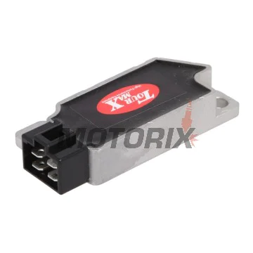 Regulátor dobíjení -TOURMAX- regulátor dobíjení, Yamaha FZR 400 1988-1989, Yamaha FZR 600 1989-1990, Yamaha TW 200 1988-2000, Yamaha XT 600 1990-1994, Yamaha XT 225 1992-1995, Yamaha XV 250 1989-1990