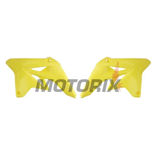Přední boční plasty -POLISPORT- žluté, SUZUKI RM-Z 250 2007-2009