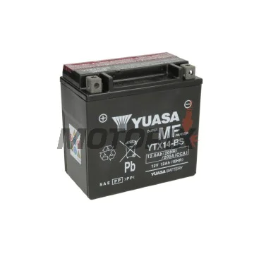 Akumulátor -YUASA- YTX14-BS, 13Ah 12V