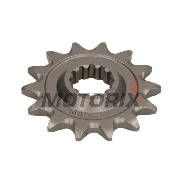 Přední pastorek -JT- JTF824,14SC, 14 zubů, samočisticí, Husqvarna CR 125/250 2000-2005, SM 450 2005-2010, SM 510 2004-2010, SM 530 2008-2009, SM 570 2001-2004, SM 610 1998-2010, SM 630 2010, SMR 450 2003-2010, SMS 630 2010-2011, TC 250 2002-2008