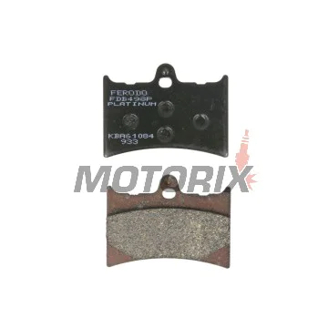 Brzdové destičky -FERODO- FDB498P, Honda CBR125R, XL125V Varadero, XLR125 (1993-2013)