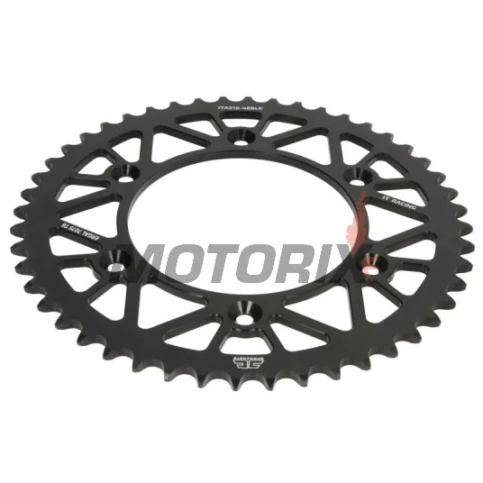 Zadní rozeta -JT- JTA210,48BLK, 48 zubů, černý, hliníkový, Betamotor RR 125 2018-2021, RR 250 2013-2021, RR 400 2013-2016, RR 450 2013-2014, Honda CR 125 1979-2007, CR 250 1984-2008, CR 500 1984-2001, CRF 150 2003-2018, CRF 230 2003-2019