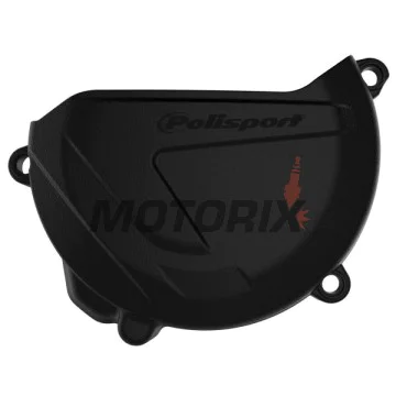 Chránič víka spojky -POLISPORT- černý, YAMAHA YZ 250 2004-2023