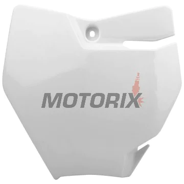 Motokrosová maska/tabulka startovního čísla -POLISPORT- bílá, KTM SX 65 2016-2023