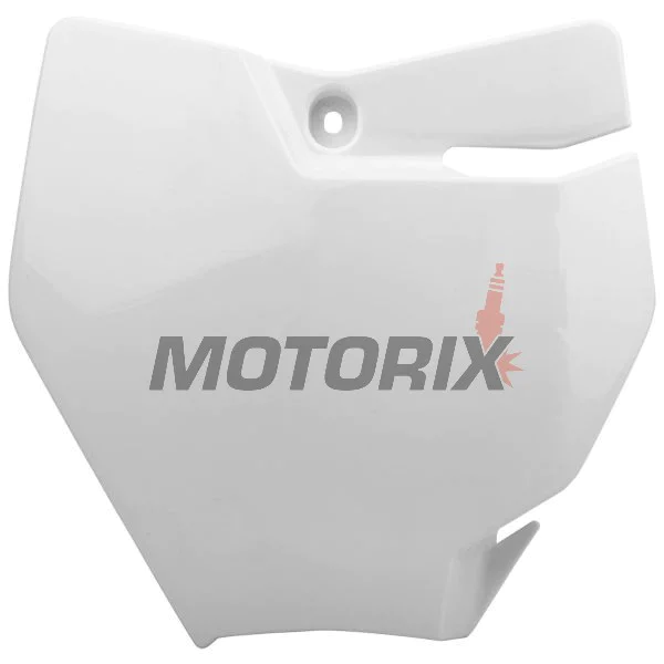 Motokrosová maska/tabulka startovního čísla -POLISPORT- bílá, KTM SX 65 2016-2023