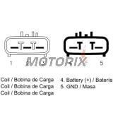 Regulátor dobíjení -DZE- regulátor dobíjení, 12V, 35A, HONDA MUV, TRX 420/700 2007-2014