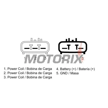 Regulátor dobíjení -DZE- regulátor dobíjení, 12V, 50A, ARCTIC CAT ALTERRA, ARCTIC CAT, BEAR CAT, PROWLER, TBX, TRV, VLX, WILDCAT; CAN-AM COMMANDER, MAVERICK 500-1000 2011-2019