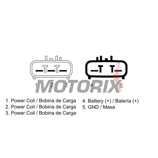 Regulátor dobíjení -DZE- regulátor dobíjení, 12V, 35A, HONDA MUV, TRX 420/700 2007-2014