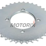 Zadní rozeta -JT- JTR834,36, 36 zubů, ocelový, Yamaha BW 80 1986-1988, 1990, PW 80 1983-2010, RD 50/80 1982-1984, RT 100 1990-2000, TT-R 110 2008-2020, TT-R 50 2006-2020, TT-R 90 2000-2008, YB 100 1980-1994