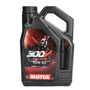 Motorový olej -MOTUL- 300VROFF 10W50 4L 112561, 10W50, plná syntetika + ester, 4L