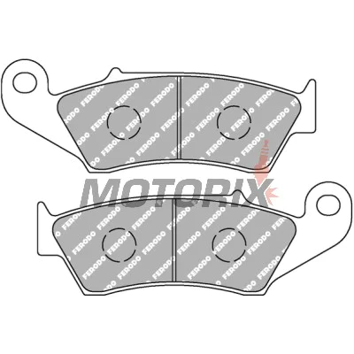 Brzdové destičky -FERODO- FDB892EF, Honda CR/CRF/XR/Africa Twin/Transalp, Suzuki DR-Z/RM-Z/DR, Yamaha WR/YZ, Gas Gas EC/MC, Beta RR/Xtrainer, Kawasaki KX/Versys, Aprilia RXV 1993-2019