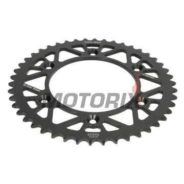 Zadní rozeta -JT- JTA210,46BLK, 46 zubů, černý, hliníkový, Betamotor RR 125 2018-2021, RR 250 2013-2021, RR 400 2013-2016, RR 450 2013-2014, Honda CR 125 1979-2007, CR 250 1984-2008, CR 500 1984-2001, CRF 150 2003-2018, CRF 230 2003-2017