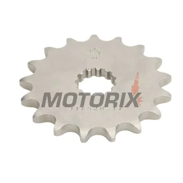 Přední pastorek -JT- JTF520,17, 17 zubů, Cagiva Navigator 1000 2001-2005, Raptor 650 2001-2007, V-Raptor 650 2001-2007, Hyosung Comet 650 2006, 2010, GT 650 2004-2012, Kawasaki W 650 1999-2006, ZR 750 1991-1994, ZR-7 750 1999-2004