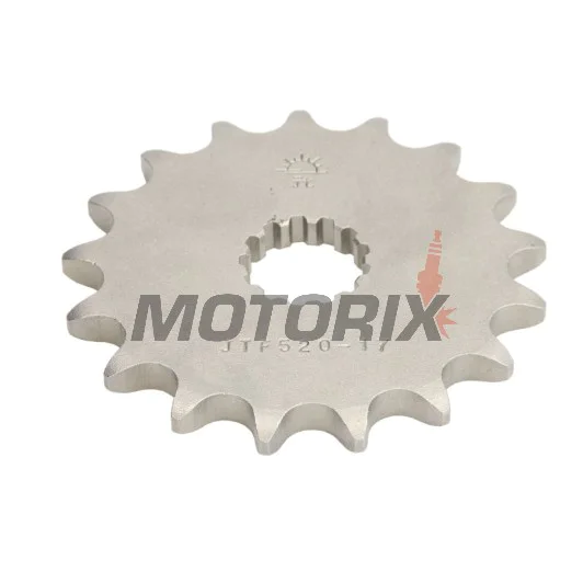 Přední pastorek -JT- JTF520,17, 17 zubů, Cagiva Navigator 1000 2001-2005, Raptor 650 2001-2007, V-Raptor 650 2001-2007, Hyosung Comet 650 2006, 2010, GT 650 2004-2012, Kawasaki W 650 1999-2006, ZR 750 1991-1994, ZR-7 750 1999-2004