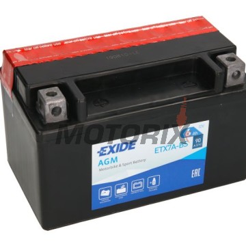 Akumulátor -EXIDE- YTX7A-BS, 6Ah 12V