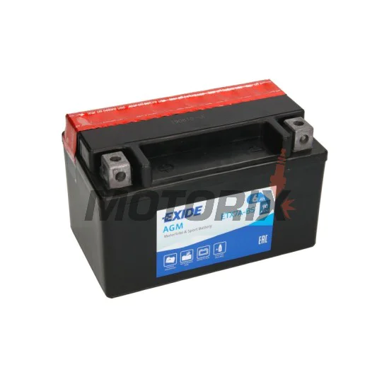 Akumulátor -EXIDE- YTX7A-BS, 6Ah 12V