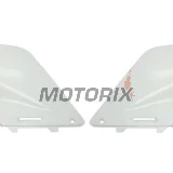 Zadní boční plasty -POLISPORT- bílé, SUZUKI RM 125/250 1996-2000