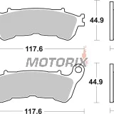 Brzdové destičky -BREMBO- 07HO57SA, Harley XL 883-1200 Iron/Forty Eight/Seventy Two, Honda CB/CBF/CBR/CTX/NC/NT/VFR/XL 500-1300 Hornet/Integra/Varadero/V-Tech, Suzuki UH/VLR/VZR 125-1800 Intruder/Burgman