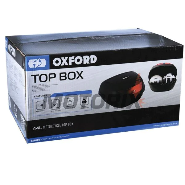 Top case -OXFORD- top case pro motocykl/skútr, 52L - univerzální