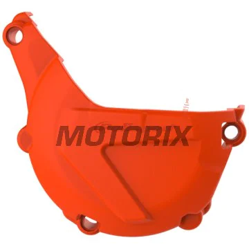 Chránič víka statoru -POLISPORT- oranžový, KTM EXC 450/500 2013-2017