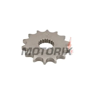 Přední pastorek -JT- JTF426,14, 14 zubů, Hyosung Cruise 125 1997, Suzuki DR 100 1983-1990, DR 125 1982-1985, GN 125 1982-1983, 1991-2001, GS 125 1983-2000, RM 100 1976-1977, SP 100 1983