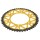 Zadní rozeta -JT- JTX808,49GLD, 49 zubů, zlatý, hybridní, Kawasaki KLX 400 2003, Suzuki DR 350 1990-1999, DR-Z 250 2001-2007, DR-Z 400 2000-2017, RM 100 1979-1982, RM 125 1983-2012, RM 250 1987-2012, RM-X 250 1989-2001, RM-X 450 2010-2019