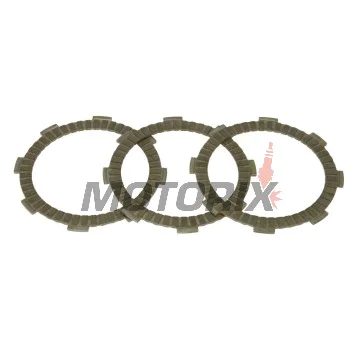 Sada spojkových lamel -TRW- MCC100-3, Honda CB 50J (1977-1981), CRF 80F (2004-2013), CT 110K (1990-2003), CY 50/80 (1978-1981), MB/MBX 50 (1980-1986), MT/MTX 50 (1980-1993), NSR 50 (1989-1996), XR 75/80/80R (1975-2010)