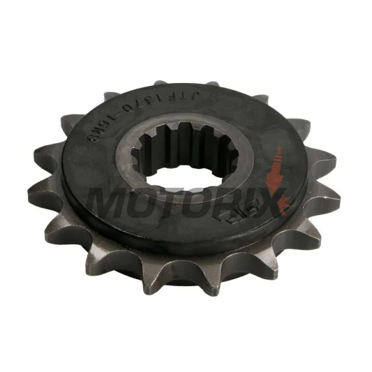 Přední pastorek -JT- JTF1370,16RB, 16 zubů, s gumový tlumič, Honda CB 600 2007-2013, CB 650 2014-2019, CBF 600 2008-2013, CBR 1000 2017-2019, CBR 600 1999-2019, CBR 650 2014-2018, CBR 900 1996-1999, CRF 1000 2015-2019, XL 1000 1999-2013