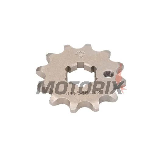 Přední pastorek -JT- JTF546,12, 12 zubů, Kawasaki KX 100 1988-2021, KX 60 1983-2003, KX 65 2000-2020, KX 80 1979-1982, 1984-1987, 1989-2000, KX 85 2001-2020, Suzuki RM 100 2003, RM 60 2003-2005, RM 65 2003-2006