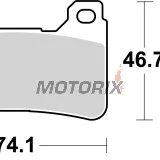 Brzdové destičky -BREMBO- 07HO50RC, Honda CBR 600RR/600RR ABS, CBR 1000RR Fireblade