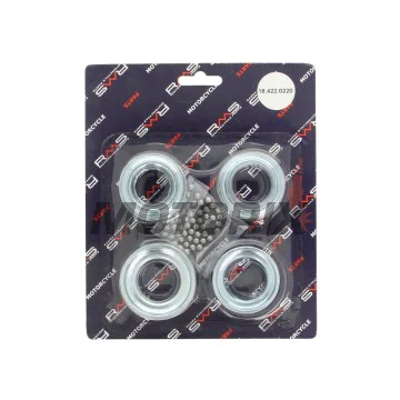 Sada ložisek přední části -RMS- Malaguti CR1 50 1995-1998, Malaguti F10 50 2001-2002, Malaguti F12 100 1999-2000, Malaguti F12 50 1994-2004, 2006, Malaguti F15 50 1996-2006