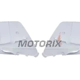 Zadní boční plasty -POLISPORT- bílé, KAWASAKI KX 125/250 1996-1998