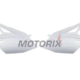 Zadní boční plasty -POLISPORT- bílé, KAWASAKI KX 450 2016-2018