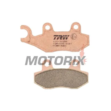 Brzdové destičky -TRW- MCB615SI, Aeon Overland 125/180, Arctic Cat DVX 90, Cagiva Canyon/Elefant/Navigator, CAN-AM Commander/Maverick 800/1000, Kawasaki Ninja/Brute Force/Teryx 125-800, Suzuki Burgman/DR Big/LT-R 200-800, Triumph Tiger/Daytona 750-1200, Y