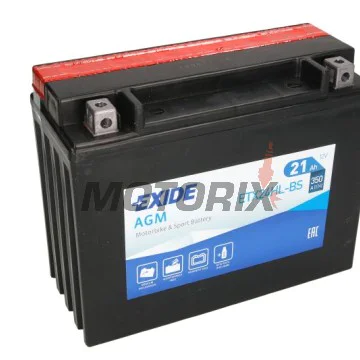 Akumulátor -EXIDE- YTX24HL-BS, 21Ah 12V