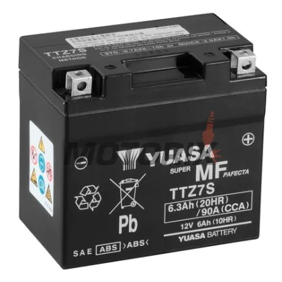 Akumulátor -YUASA- TTZ7S, 6Ah 12V