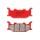 Brzdové destičky -BREMBO- 07YA34SA, Yamaha FZ6 600, MT-03 660, SR 125, XJ 600, XJ6 600, XV 125, 250, XVS Drag Star 125, 250, 1100, YP Majesty 250, 400 (1995-2012)
