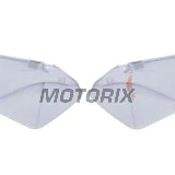Zadní boční plasty -POLISPORT- bílé, SUZUKI RM 125/250 2001-2008