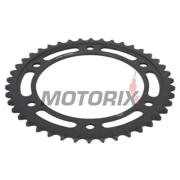 Zadní rozeta -JT- JTR3,42ZBK, 42 zubů, černý zinek, ocelový, BMW F 650 2008-2012, F 700 2018, F 800 2008-2020