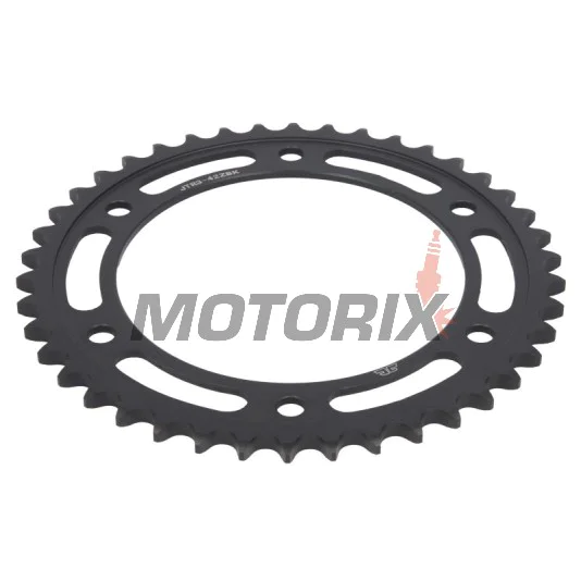 Zadní rozeta -JT- JTR3,42ZBK, 42 zubů, černý zinek, ocelový, BMW F 650 2008-2012, F 700 2018, F 800 2008-2020