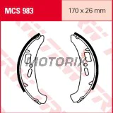Brzdové čelisti -TRW- MCS983, 170x26mm, Piaggio/Vespa Cosa 125/150/200, Cosa 2, 200FL E-Start (1988-1996)