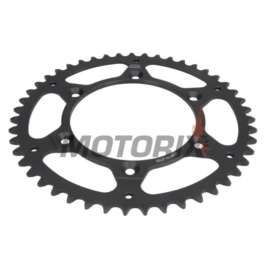 Zadní rozeta -JT- JTR808,47SC, 47 zubů, samočisticí, ocelový, Kawasaki KLX 400 2003, Suzuki DR 350 1990-1999, DR-Z 250 2001-2007, DR-Z 400 2000-2017, RM 100 1979-1982, RM 125 1983-2012, RM 250 1989-2007, 2009-2012, RM-X 250 1989-2001, RM-X 450 2010-201