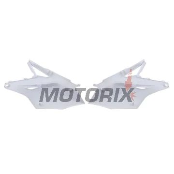 Zadní boční plasty -POLISPORT- bílé, KAWASAKI KX 450 2016-2018